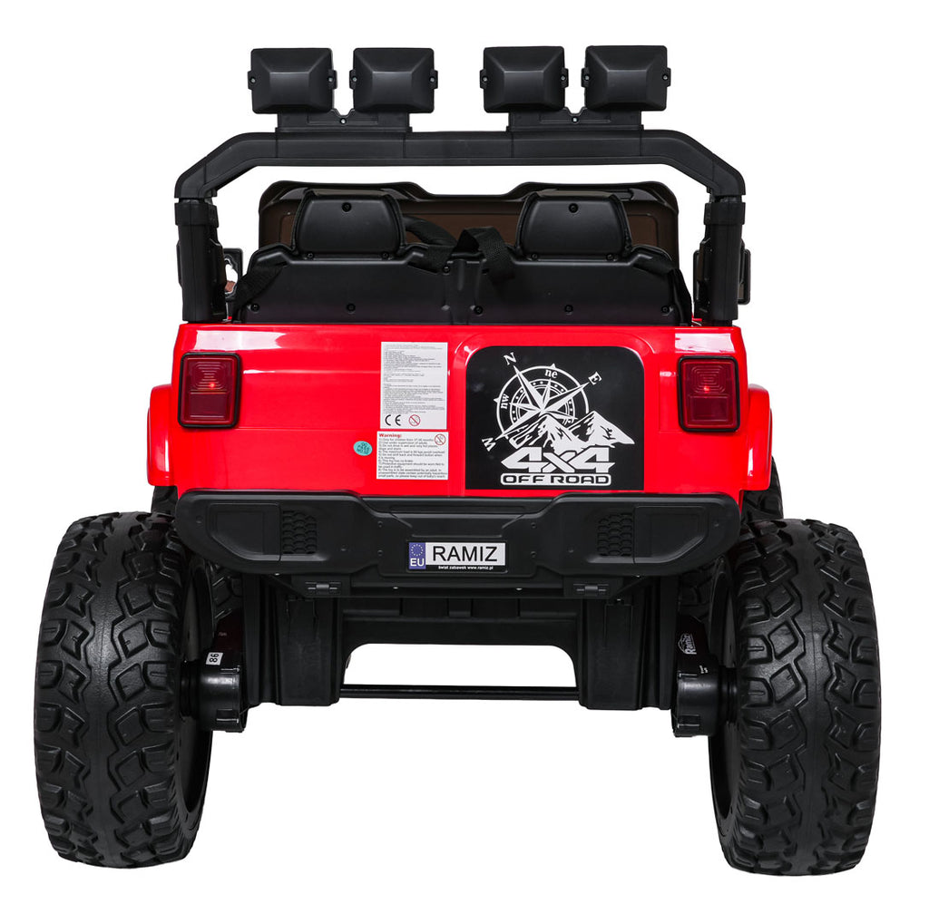 Elektrické autíčko Extreme Sport 4x4 Variable Size červená