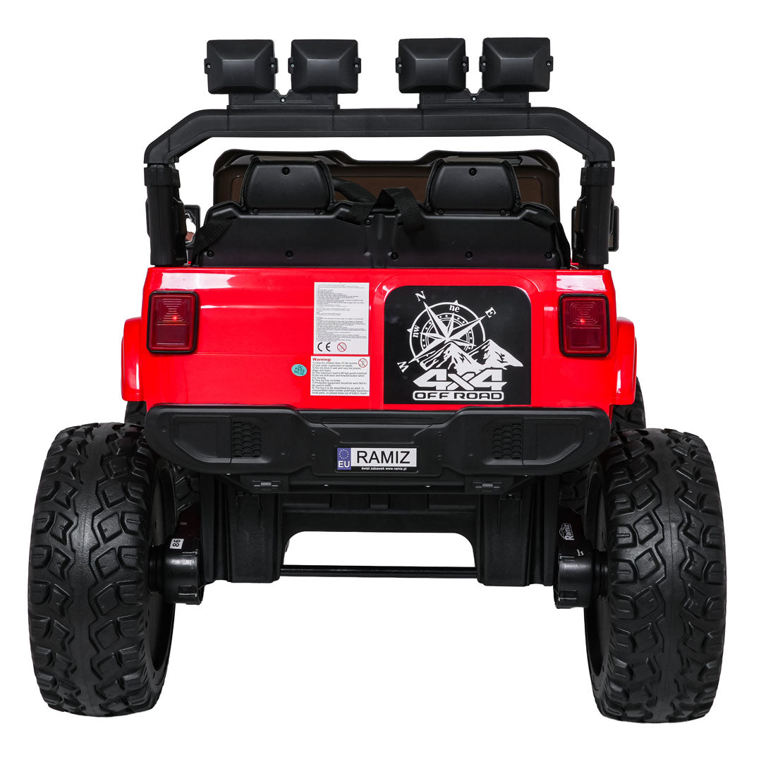 Elektrické autíčko Extreme Sport 4x4 Variable Size červená