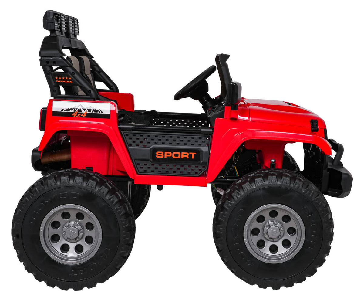 Elektrické autíčko Extreme Sport 4x4 Variable Size červená