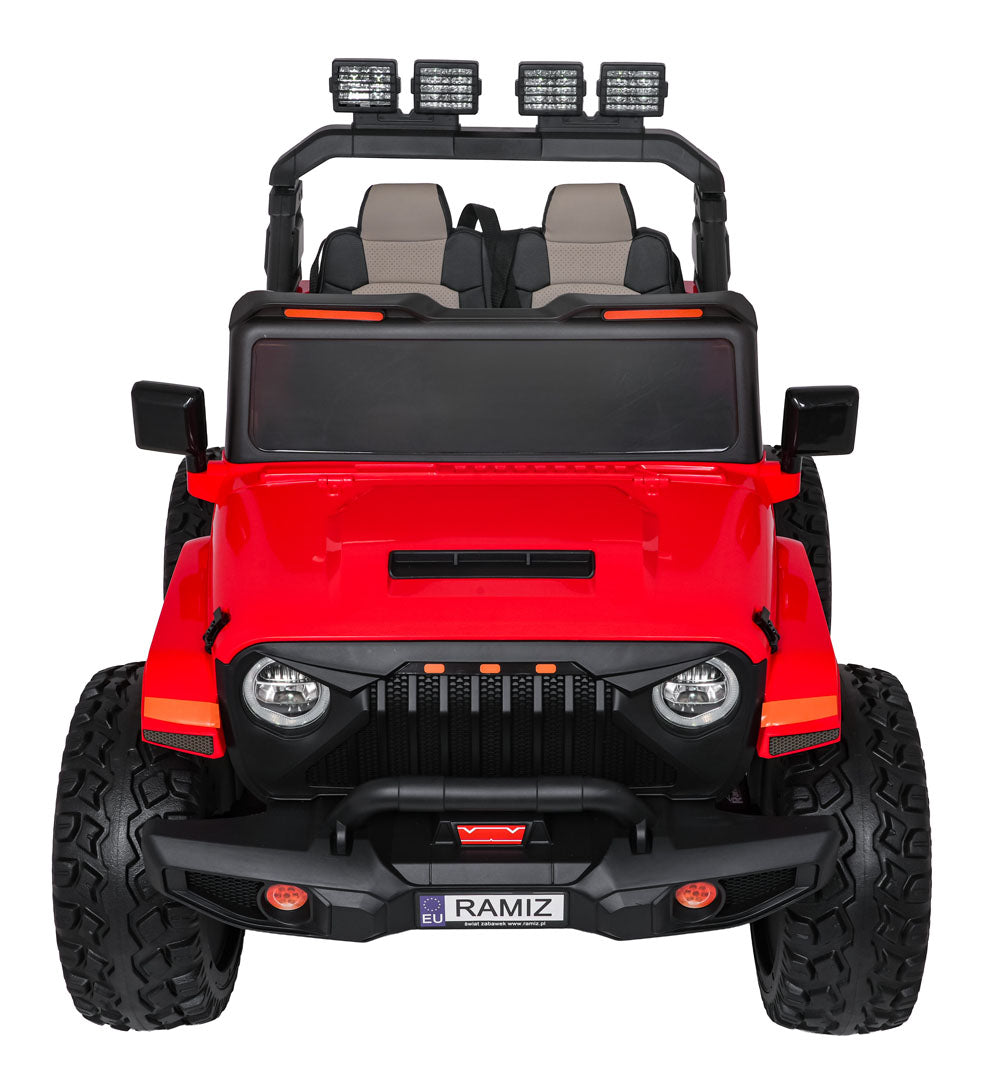 Elektrické autíčko Extreme Sport 4x4 Variable Size červená