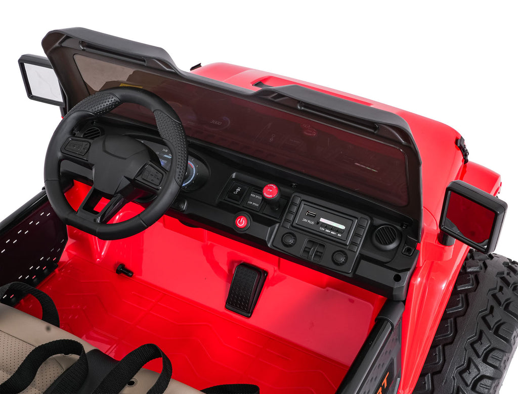 Elektrické autíčko Extreme Sport 4x4 Variable Size červená