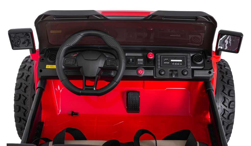 Elektrické autíčko Extreme Sport 4x4 Variable Size červená