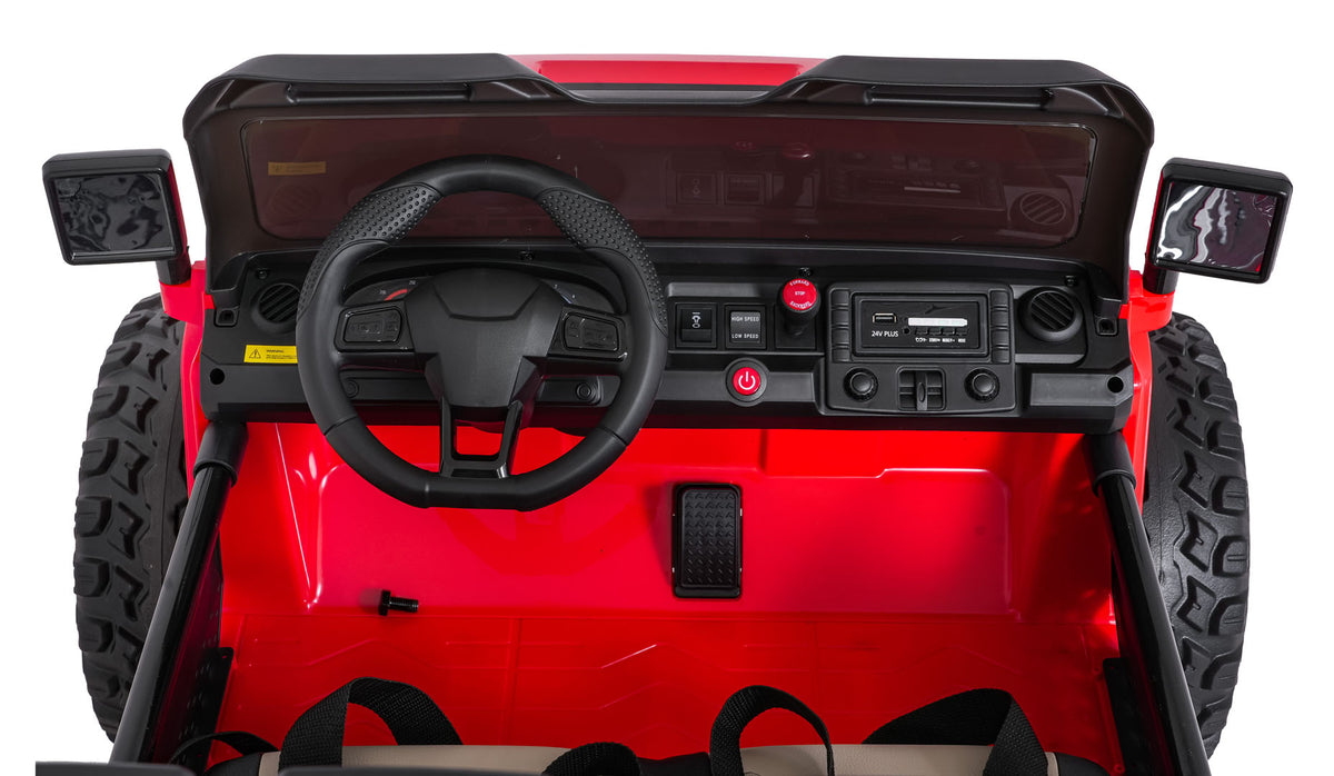 Elektrické autíčko Extreme Sport 4x4 Variable Size červená