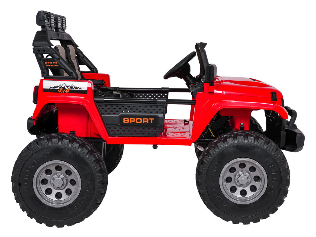 Elektrické autíčko Extreme Sport 4x4 Variable Size červená