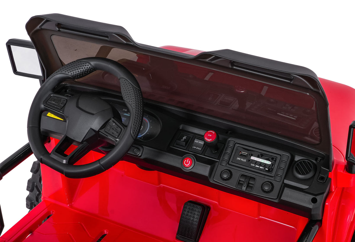 Elektrické autíčko Extreme Sport 4x4 Variable Size červená