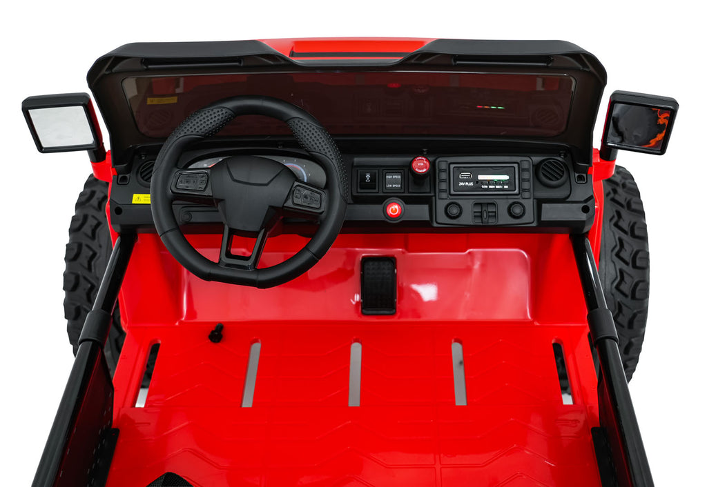 Elektrické autíčko Extreme Sport 4x4 Variable Size červená