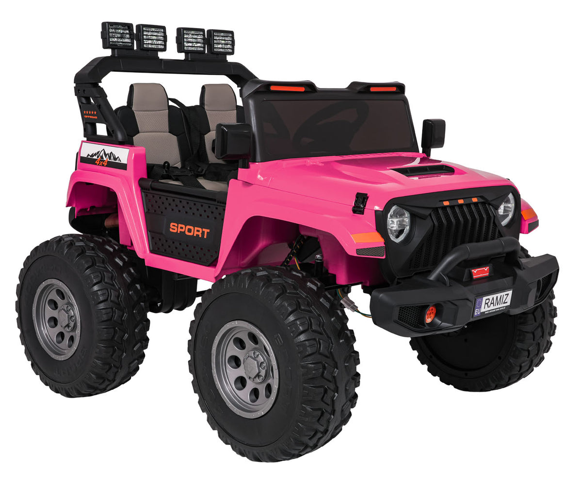 Elektrické autíčko Extreme Sport 4x4 Variable Size ružová