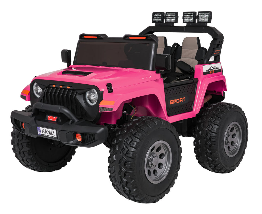 Elektrické autíčko Extreme Sport 4x4 Variable Size ružová