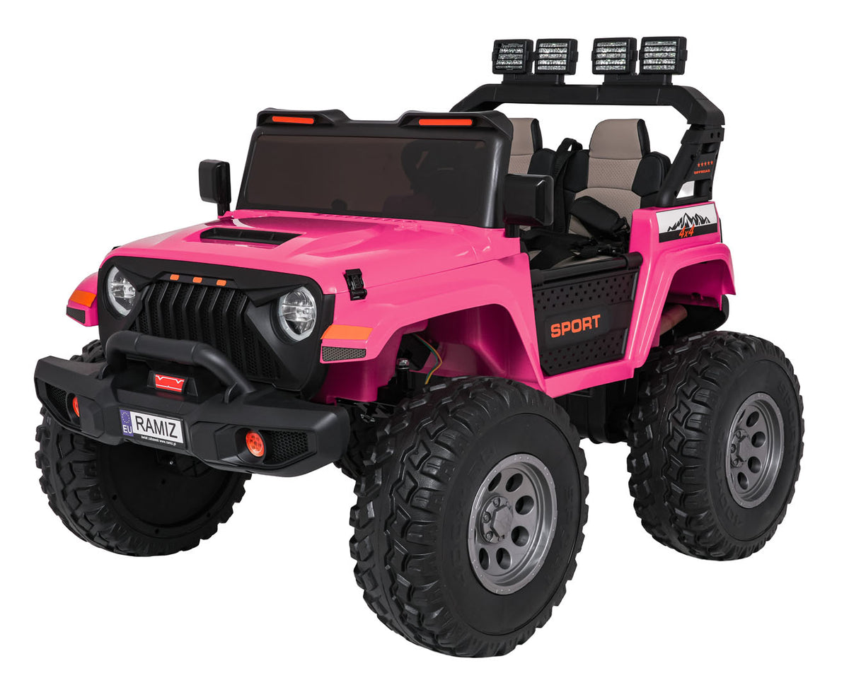 Elektrické autíčko Extreme Sport 4x4 Variable Size ružová