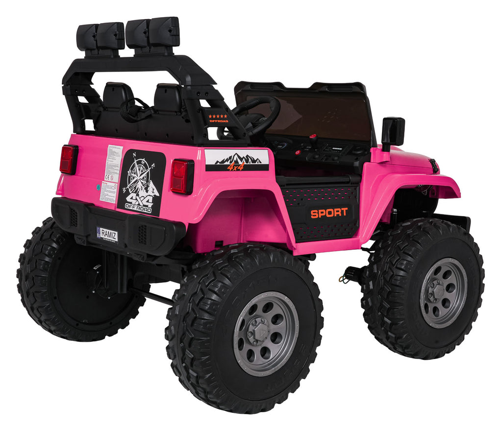 Elektrické autíčko Extreme Sport 4x4 Variable Size ružová