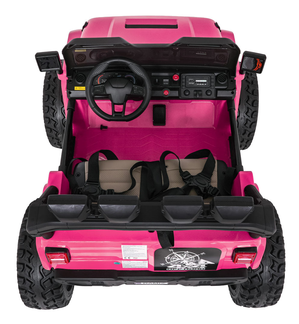 Elektrické autíčko Extreme Sport 4x4 Variable Size ružová
