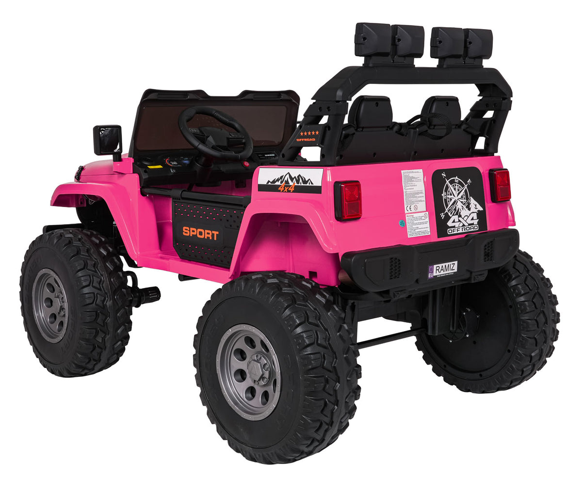 Elektrické autíčko Extreme Sport 4x4 Variable Size ružová