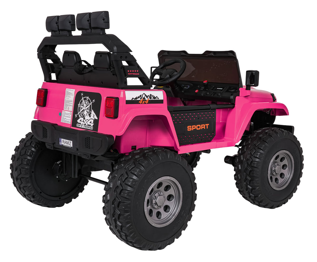 Elektrické autíčko Extreme Sport 4x4 Variable Size ružová
