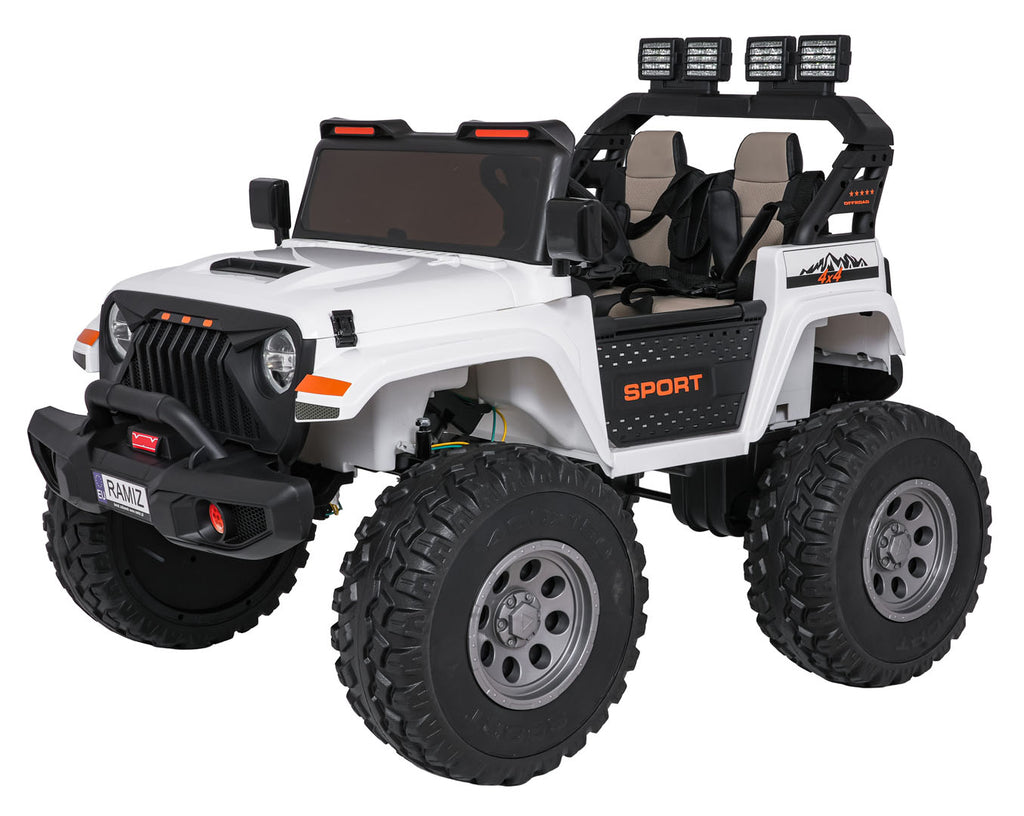 Elektrické autíčko Extreme Sport Variable Size 4x4 biela