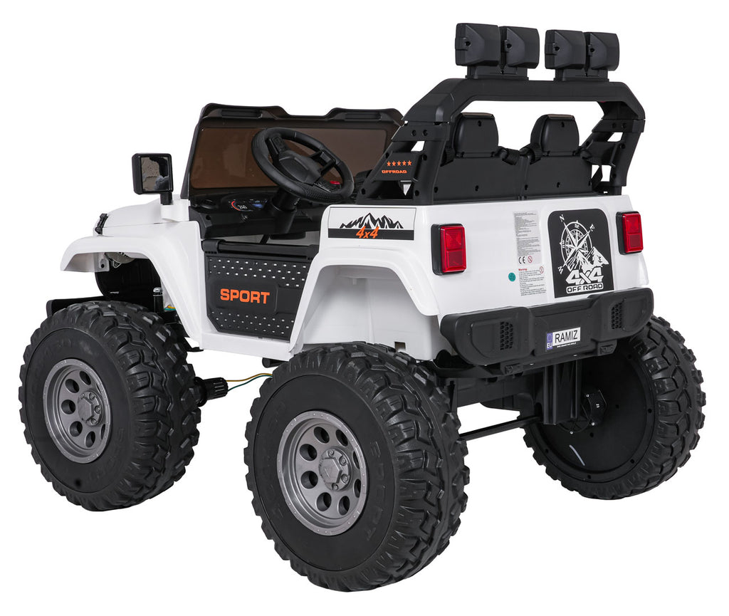Elektrické autíčko Extreme Sport Variable Size 4x4 biela
