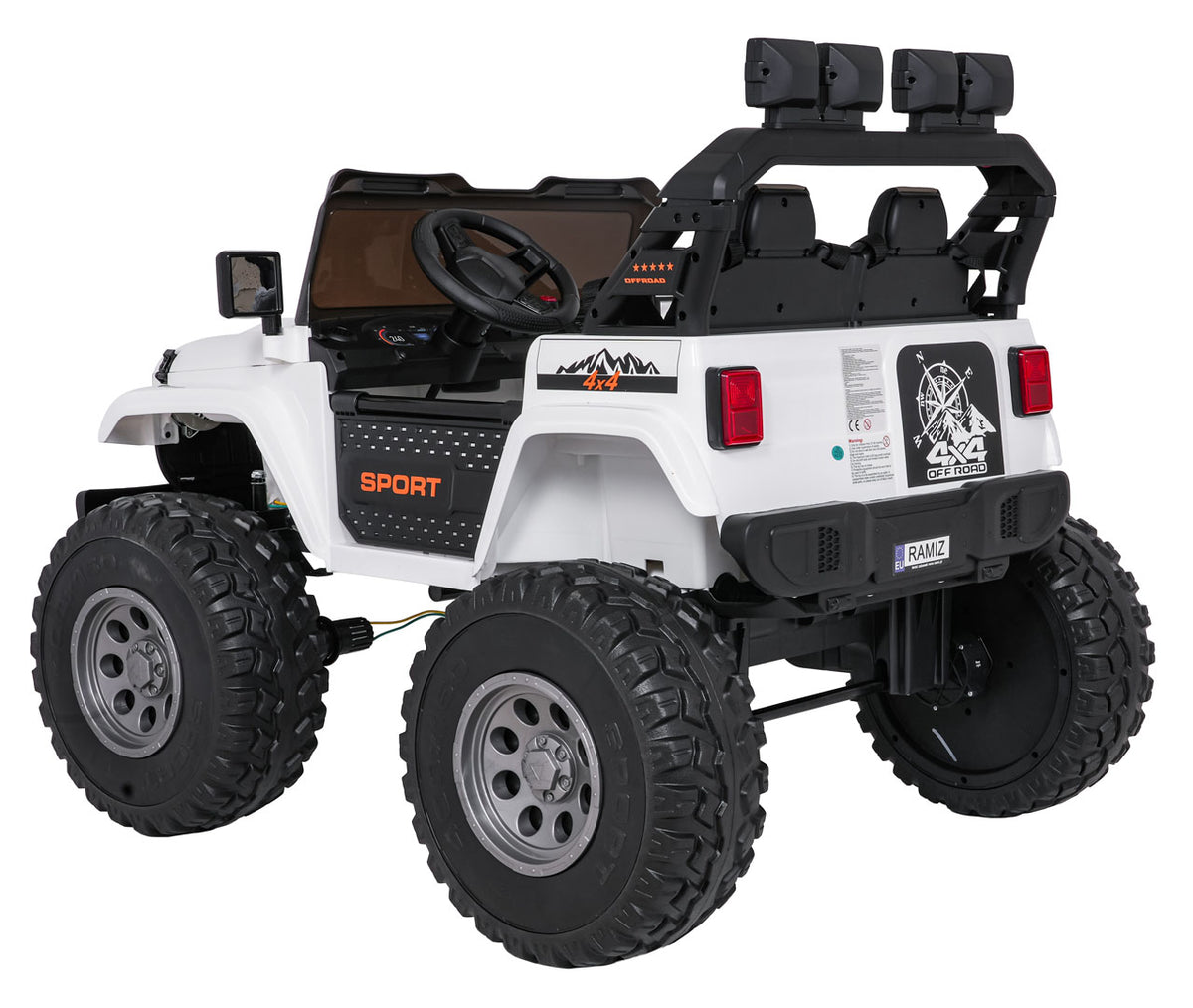 Elektrické autíčko Extreme Sport Variable Size 4x4 biela