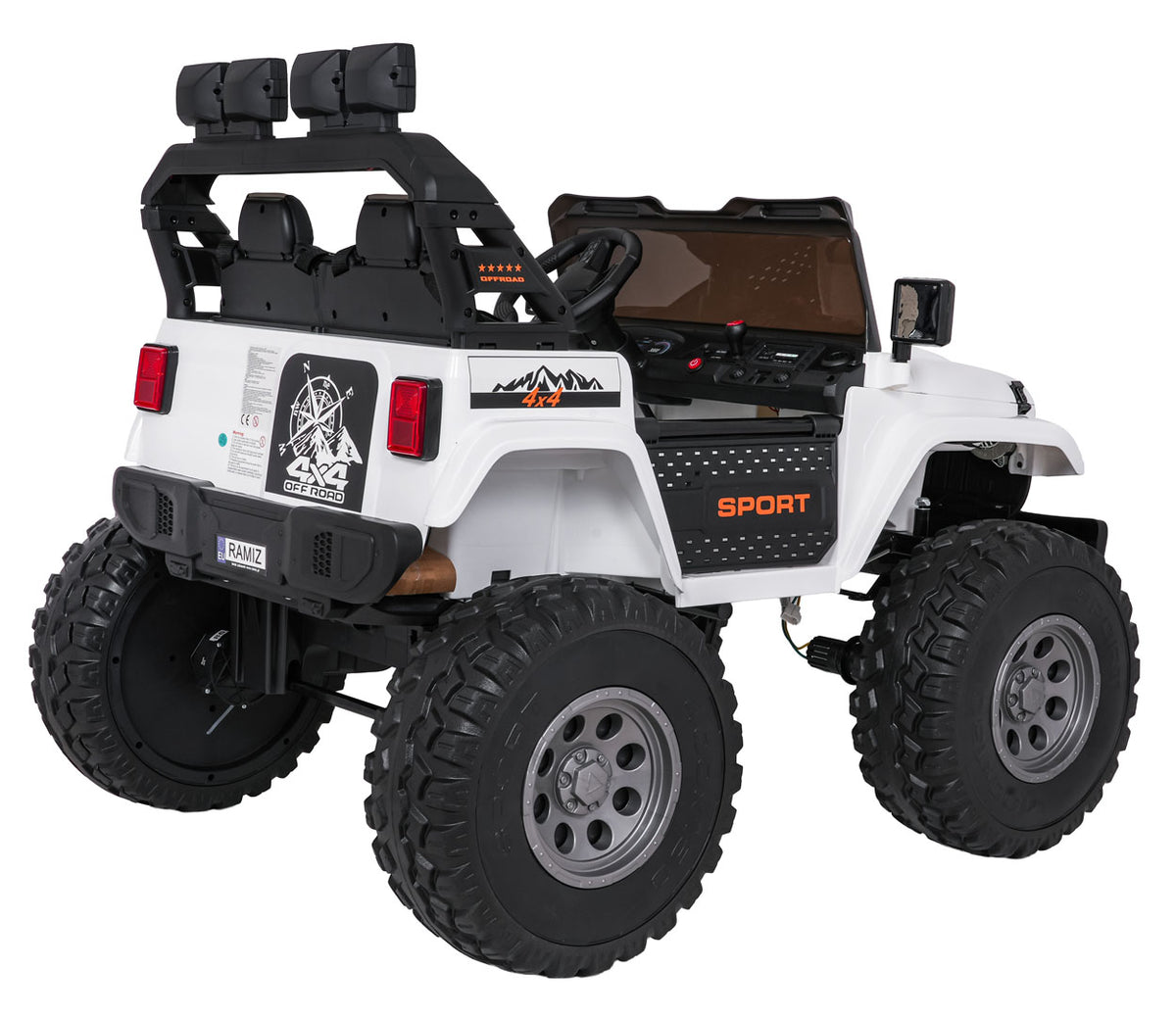 Elektrické autíčko Extreme Sport Variable Size 4x4 biela