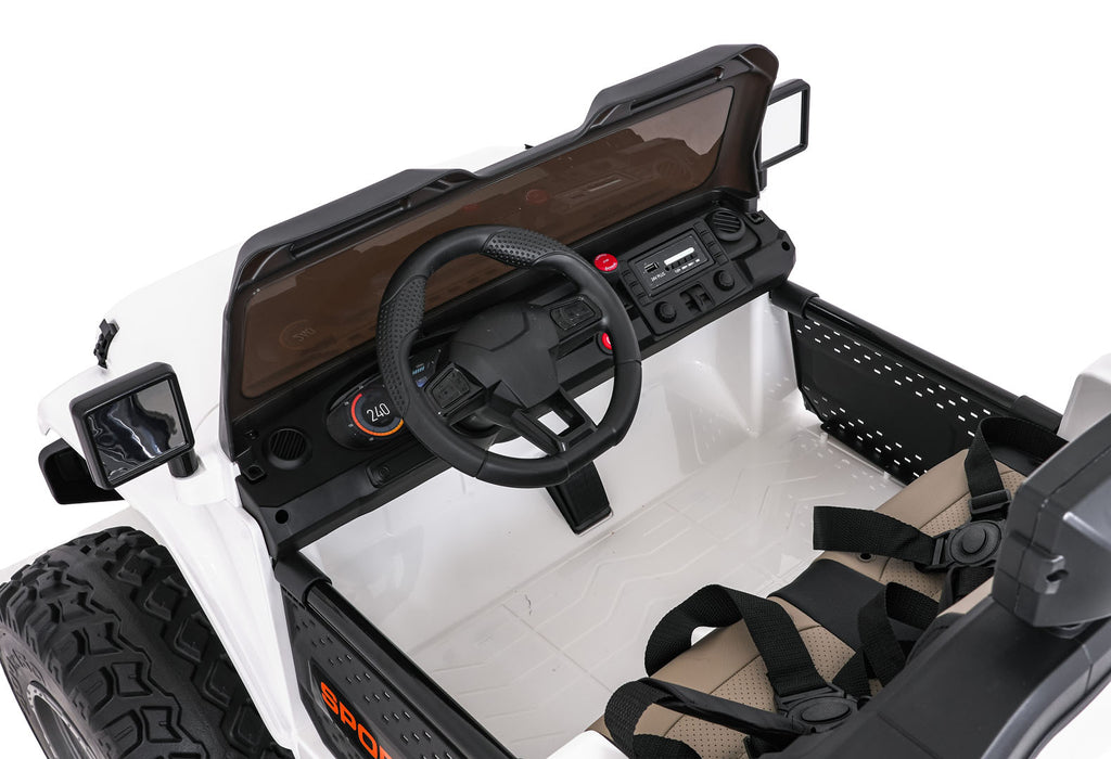 Elektrické autíčko Extreme Sport Variable Size 4x4 biela