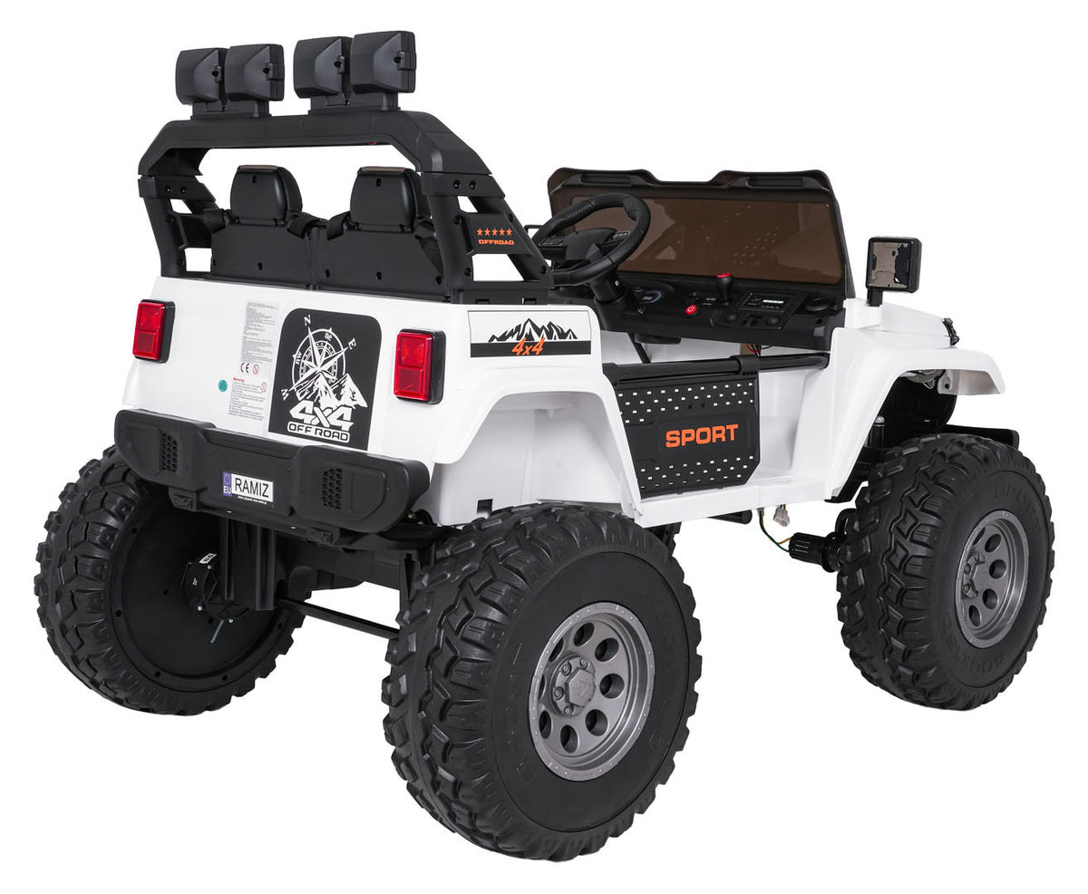 Elektrické autíčko Extreme Sport Variable Size 4x4 biela