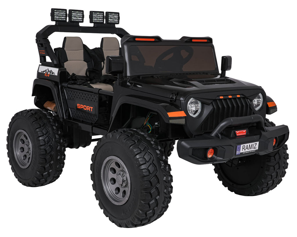 Elektrické autíčko Extreme Sport 4x4 Variable Size čierna