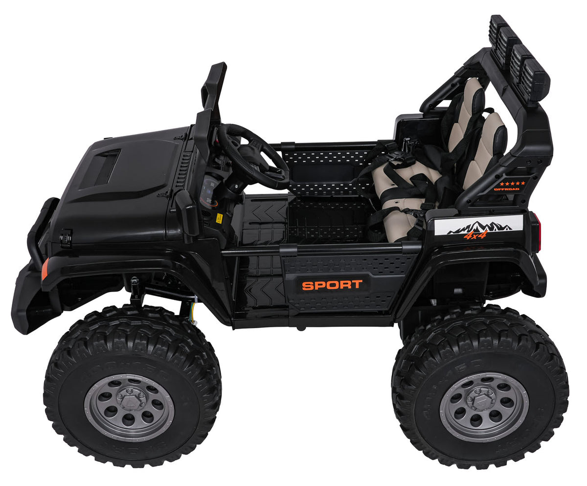 Elektrické autíčko Extreme Sport 4x4 Variable Size čierna