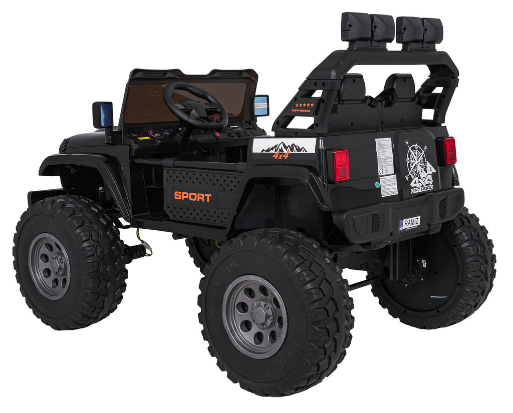 Elektrické autíčko Extreme Sport 4x4 Variable Size čierna