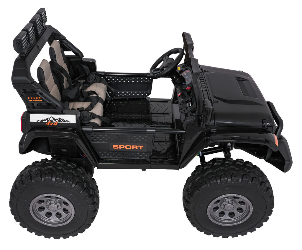 Elektrické autíčko Extreme Sport 4x4 Variable Size čierna