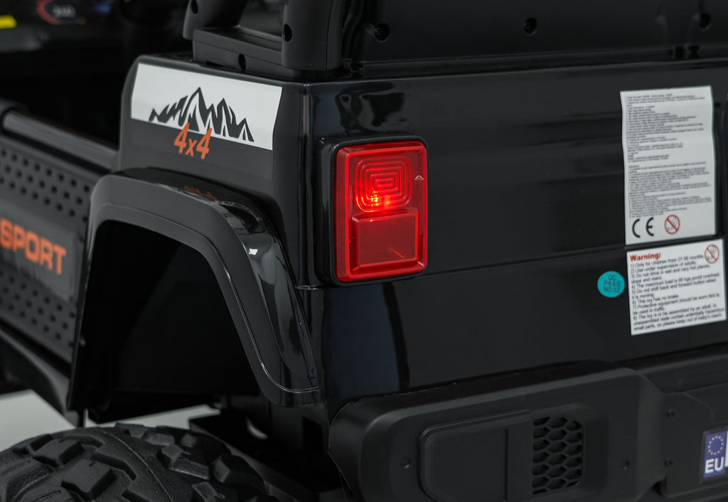 Elektrické autíčko Extreme Sport 4x4 Variable Size čierna