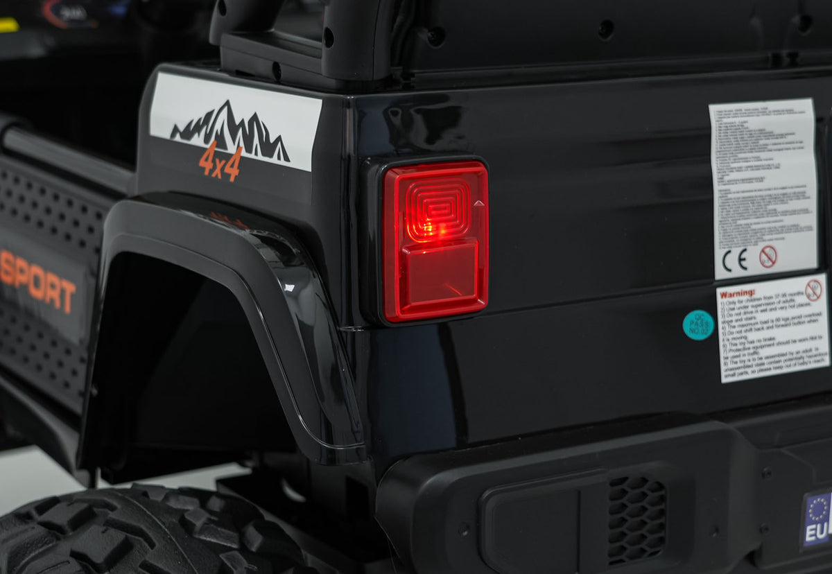 Elektrické autíčko Extreme Sport 4x4 Variable Size čierna