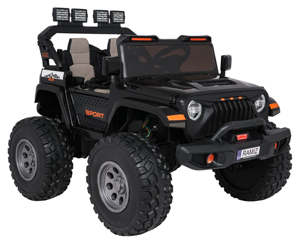 Elektrické autíčko Extreme Sport 4x4 Variable Size čierna