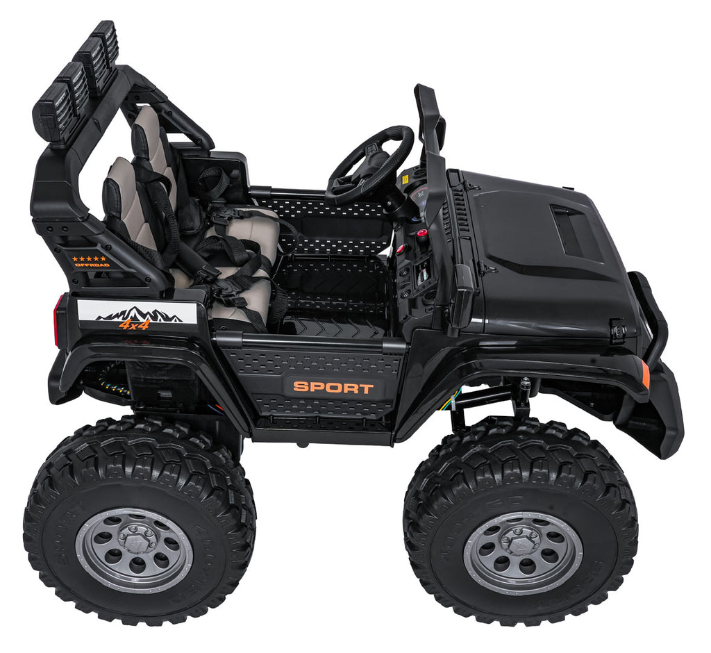 Elektrické autíčko Extreme Sport 4x4 Variable Size čierna