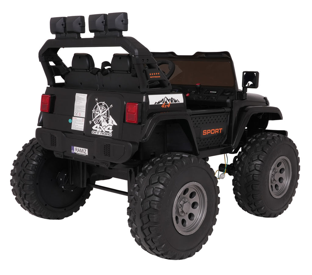 Elektrické autíčko Extreme Sport 4x4 Variable Size čierna