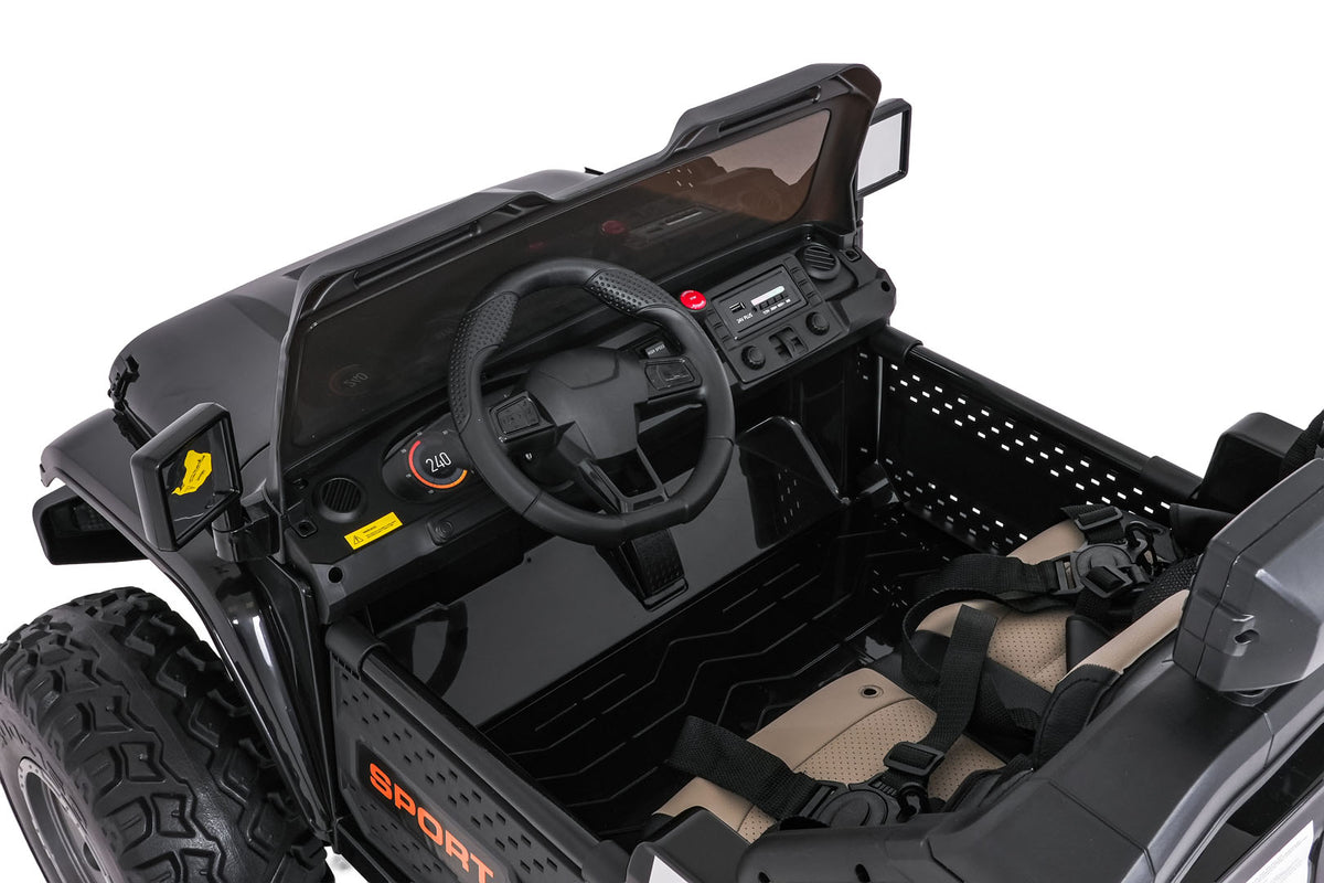 Elektrické autíčko Extreme Sport 4x4 Variable Size čierna