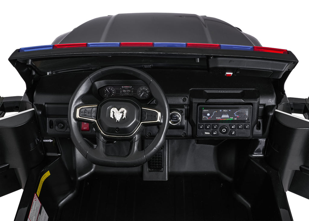 Elektrické autíčko RAM 3500 Police čierna