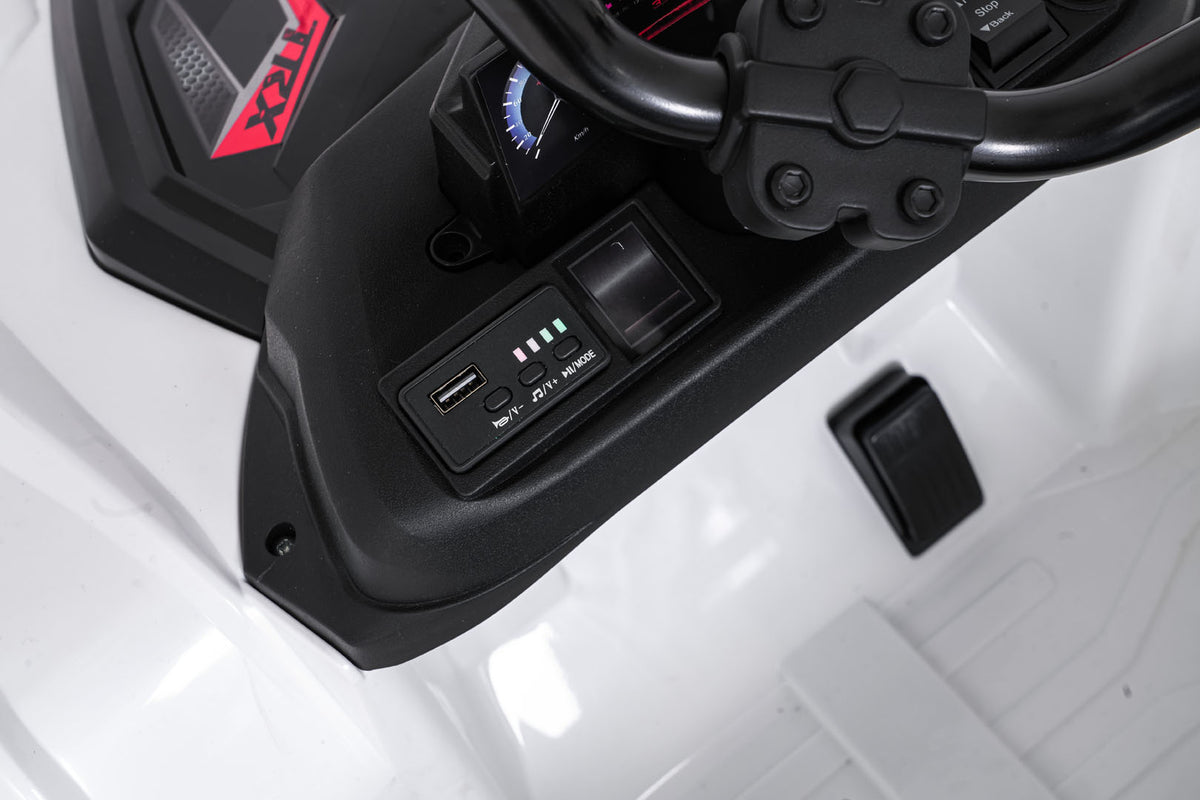 Quad Sport TX ATV White