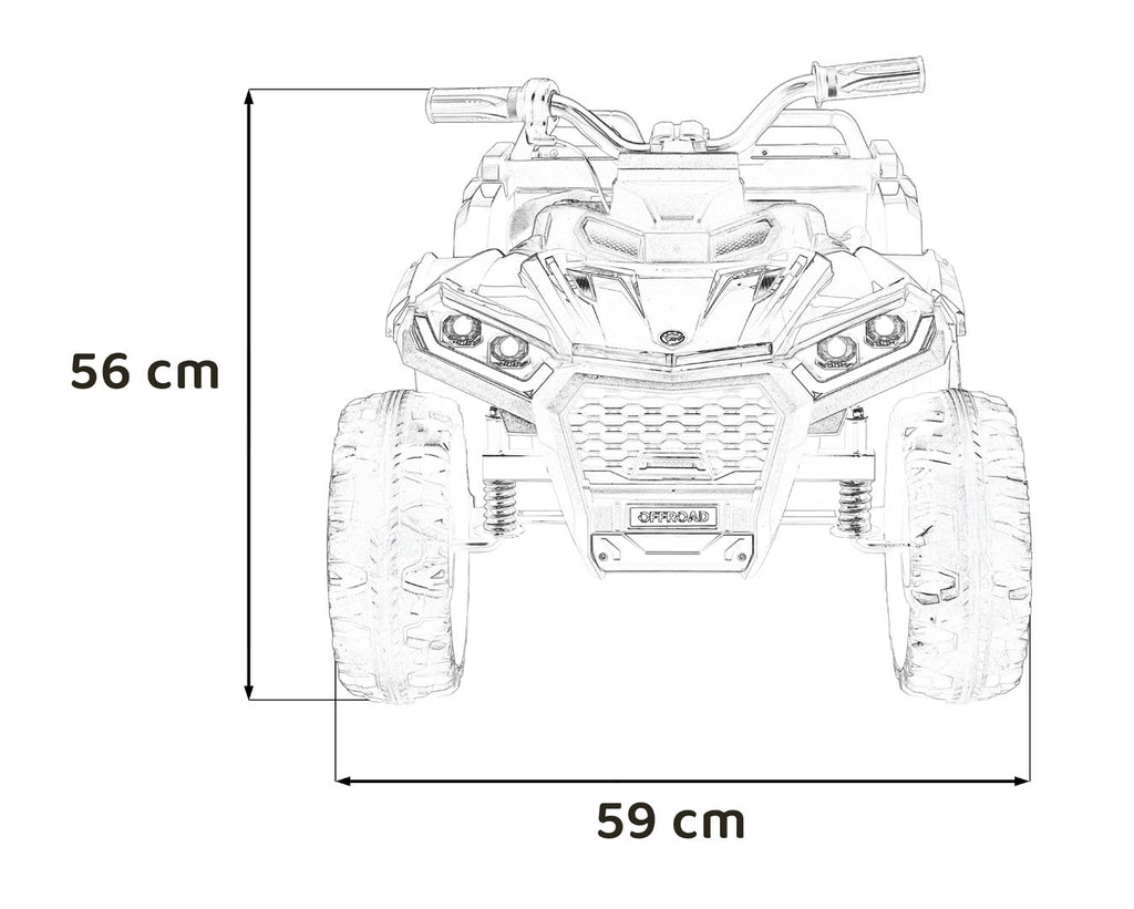 Quad Sport TX ATV Yellow
