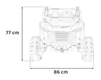 Elektrická buggy RACING Road 2000 modrá