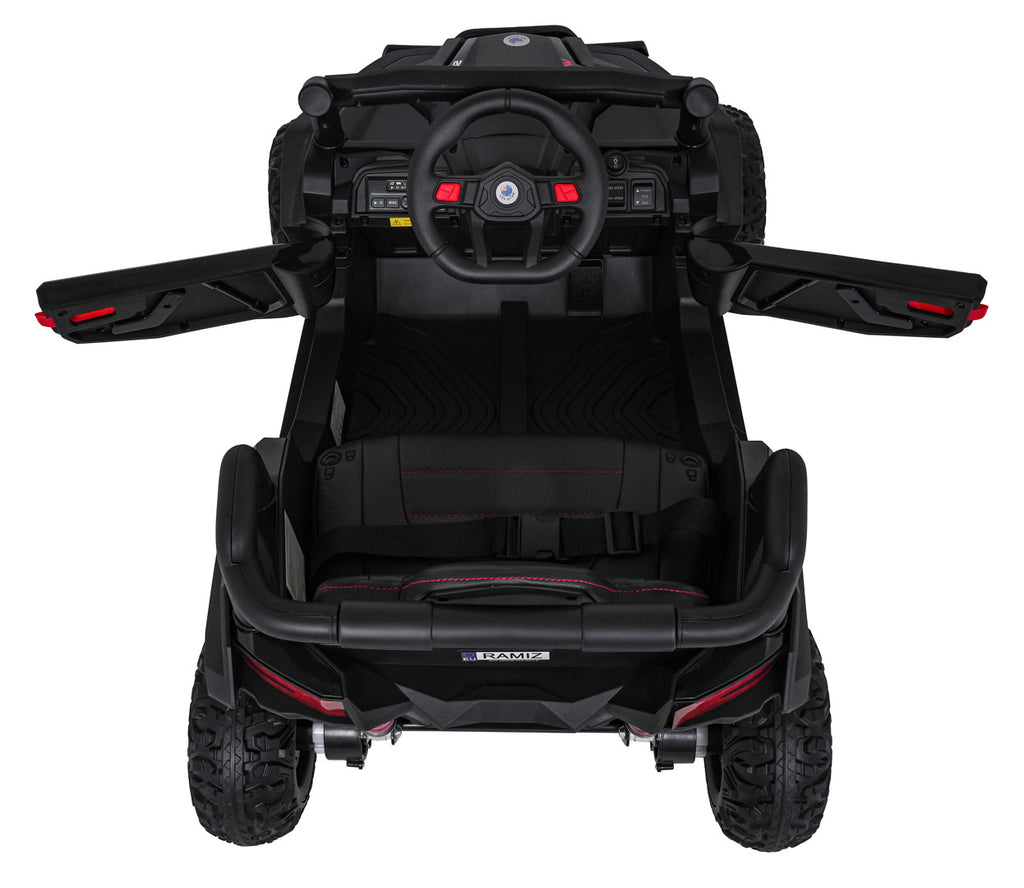 Elektrická buggy Madman UTV-MX 4 × 35 W – čierna