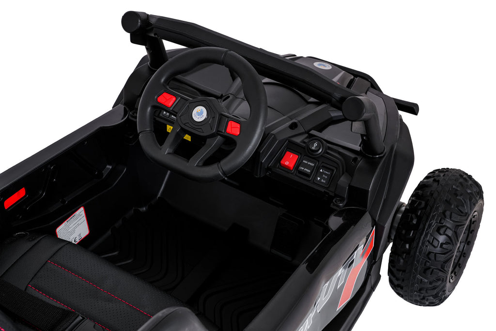 Elektrická buggy Madman UTV-MX 4 × 35 W – čierna