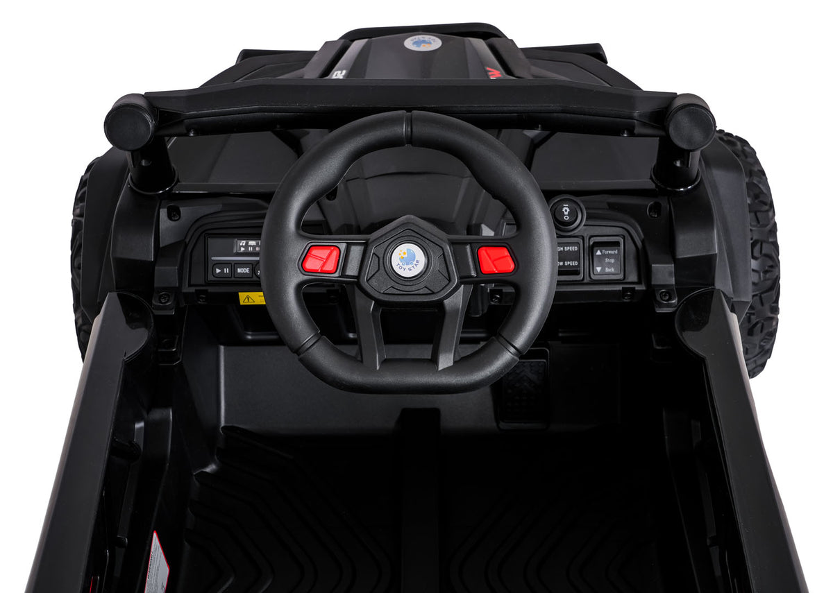 Elektrická buggy Madman UTV-MX 4 × 35 W – čierna