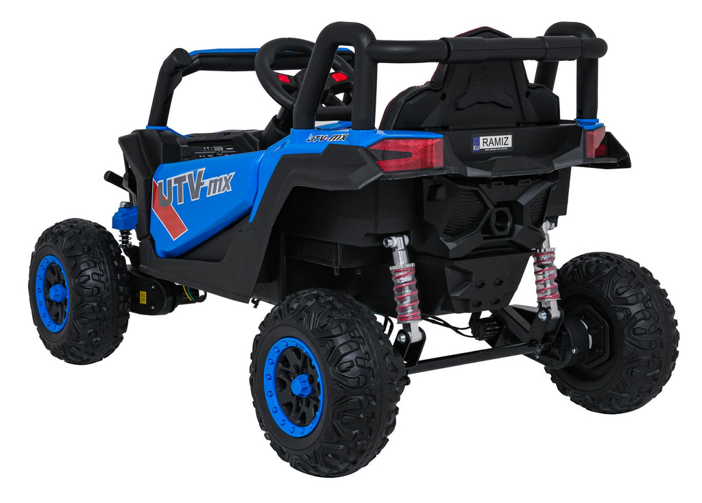Elektrická buggy Madman UTV-MX 4 × 35 W – modrá