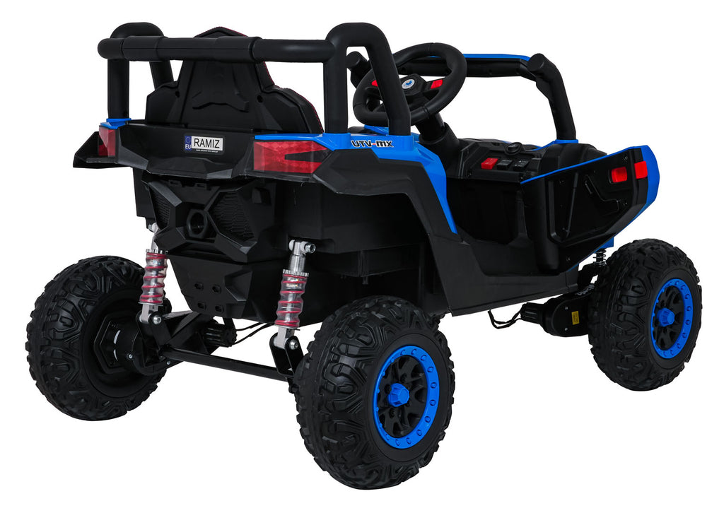 Elektrická buggy Madman UTV-MX 4 × 35 W – modrá
