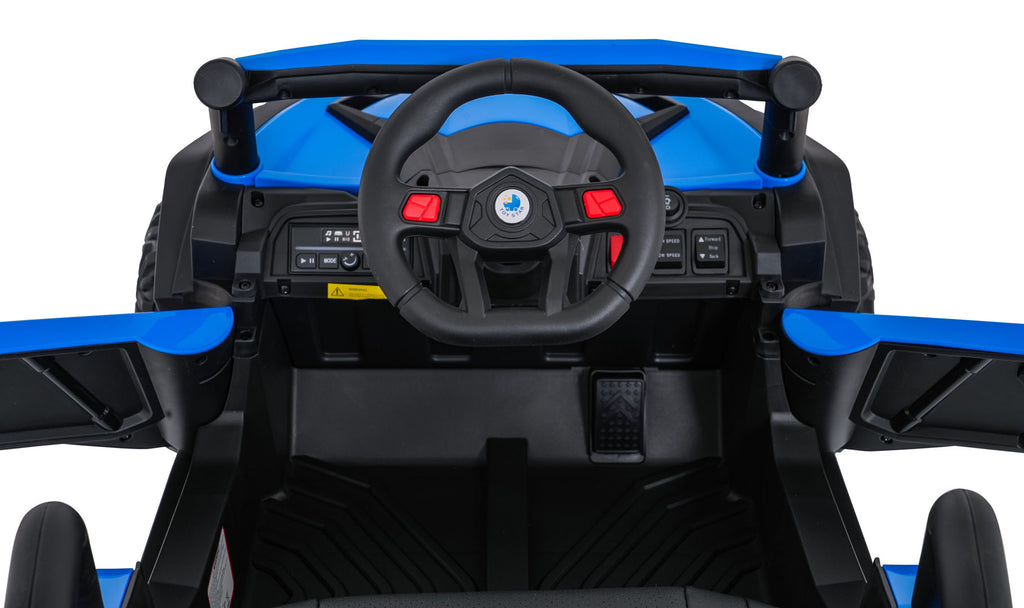 Elektrická buggy Madman UTV-MX 4 × 35 W – modrá