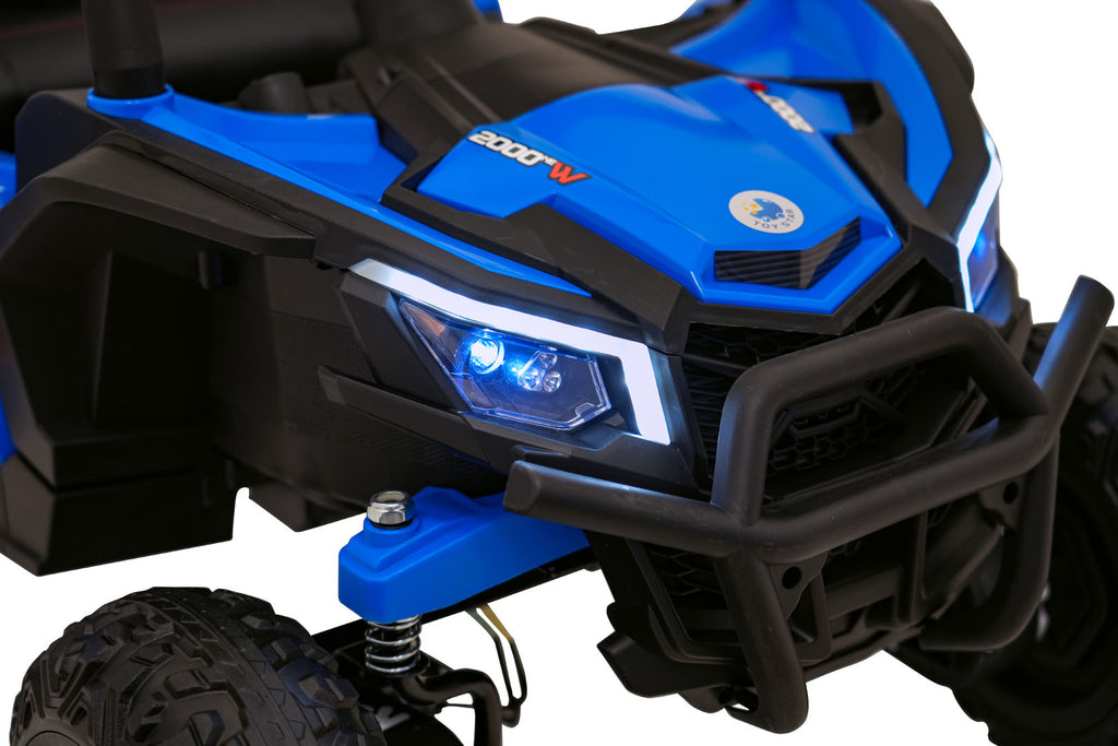 Elektrická buggy Madman UTV-MX 4 × 35 W – modrá