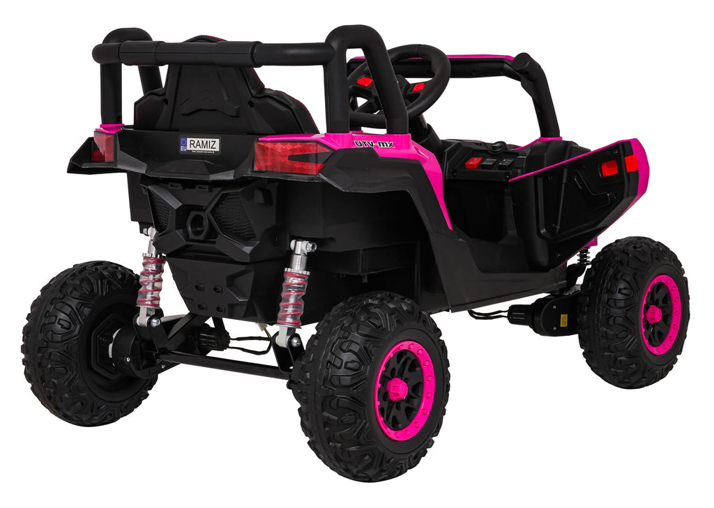 Elektrická buggy Madman UTV-MX 4 × 35 W – ružová