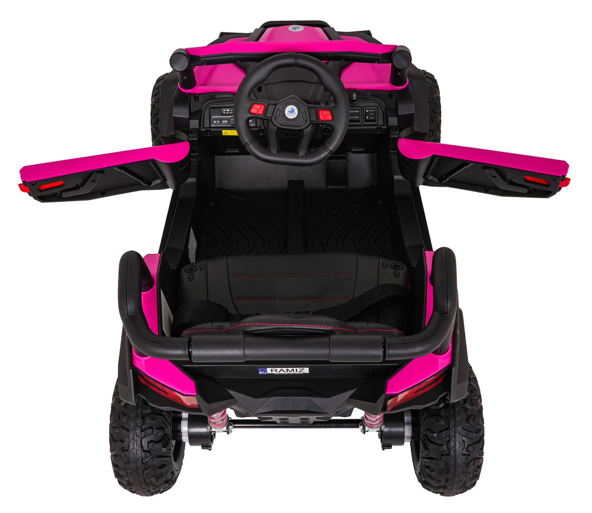 Elektrická buggy Madman UTV-MX 4 × 35 W – ružová