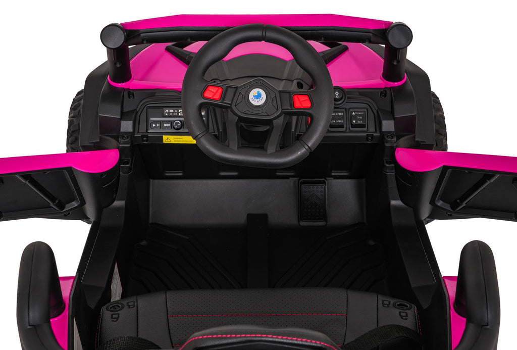 Elektrická buggy Madman UTV-MX 4 × 35 W – ružová
