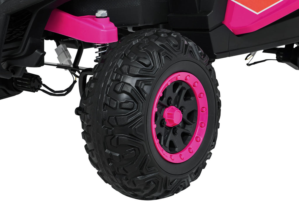 Elektrická buggy Madman UTV-MX 4 × 35 W – ružová