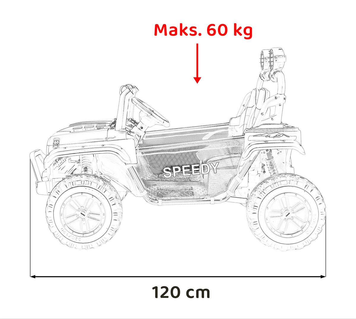 PASSION 4x4 Pink Off-Road Vehicle