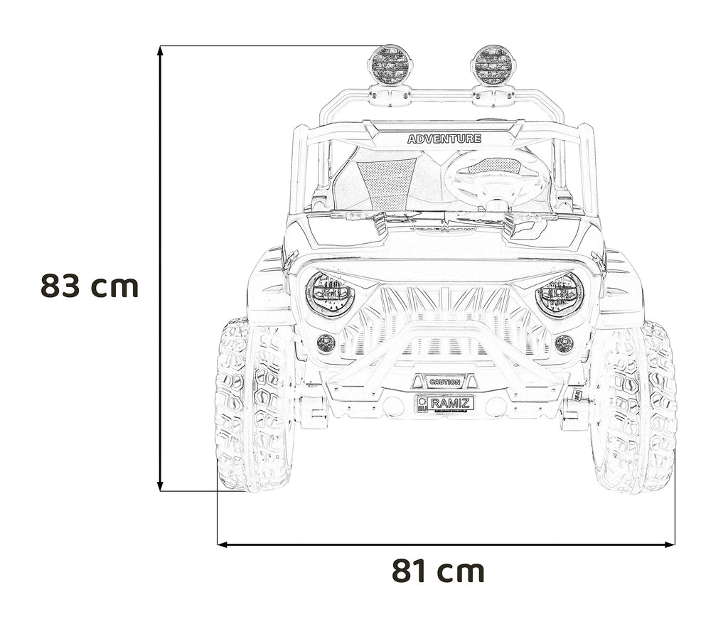 Elektrické autíčko PASSION 4x4 čierna Off-Road